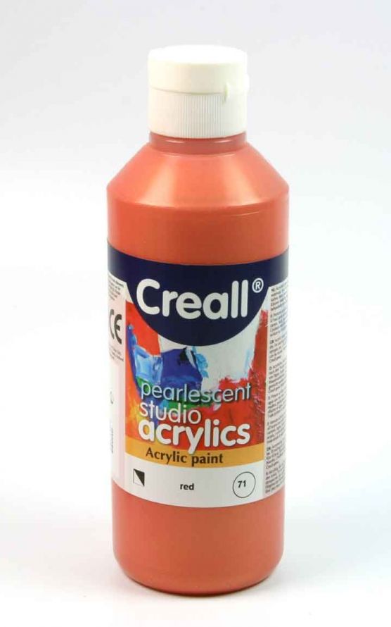 Acryl Farbe - Pearlescent Red - 250ml    