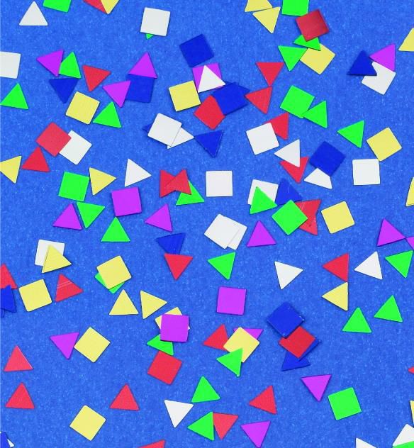 Square Confetti -Assortment Colours  - 8 mm