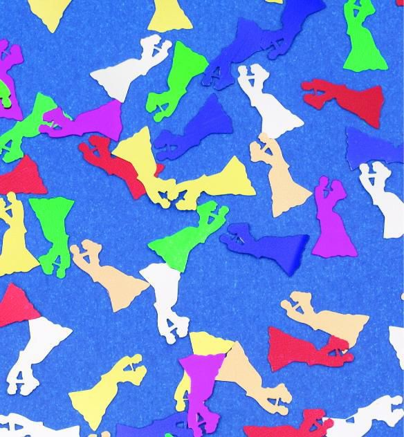 Danser Confetti - Gamme de couleur - 20 mm
