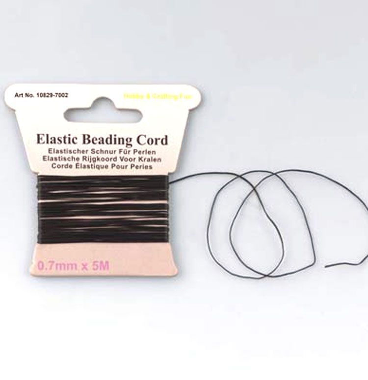 Elastische Beading Cord - Black