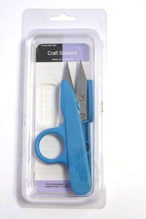 Craft scissors, Blue