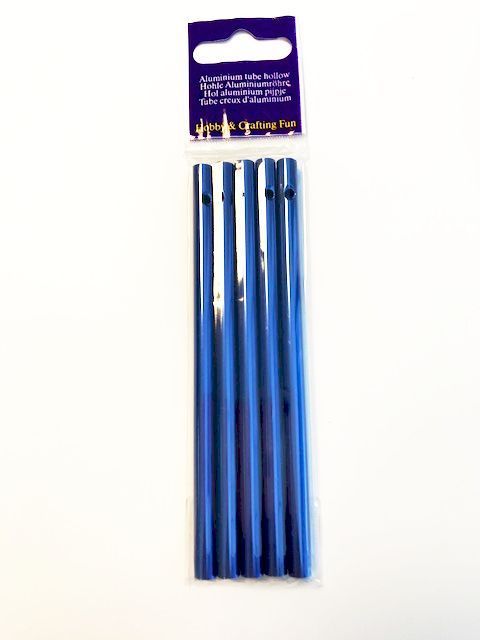 Windgong Tubes - Aluminium - 6mm x 11cm - Blue