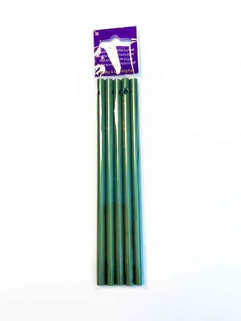 Windgong Tubes - Aluminium - 6mm x 11cm - Green