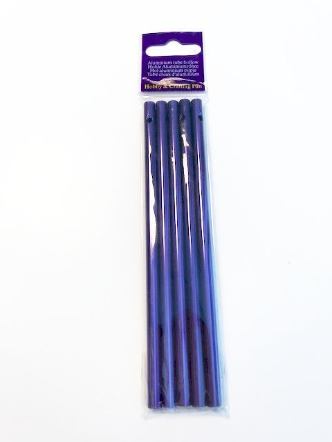 Windgong Tubes - Aluminium - 6mm x 14cm - Purple