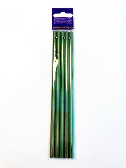 Windgong Tubes - Aluminium - 6mm x 17cm - Green