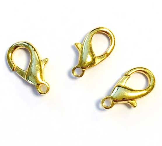 Lobster Clasps - 15mm - Gold