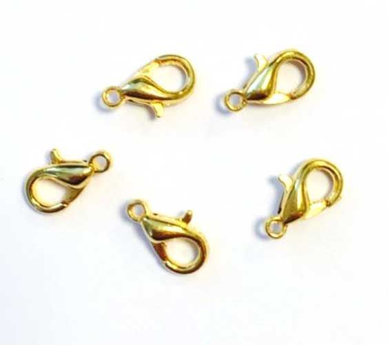 Lobster Clasp - 10mm - Gold