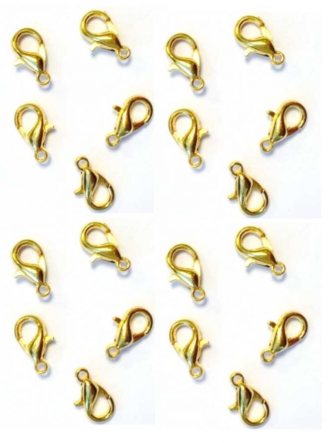 Lobster Clasp - 50 Pcs - Value Pack - 12mm 