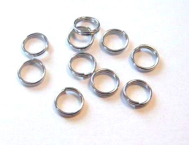 Dubbele Split Ringen - Zilver - 6mm