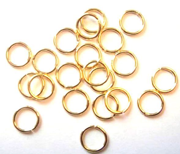 Single Split Ring - Gold - 6mm