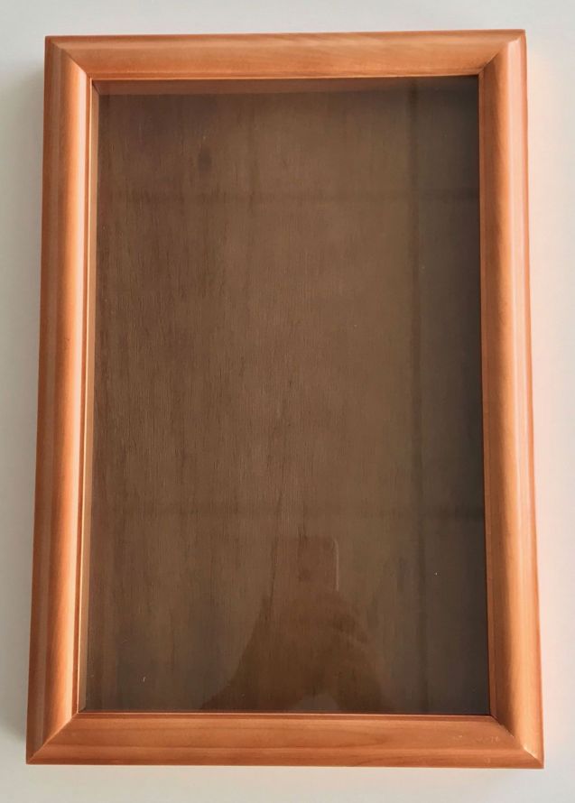 Diorama Houten Lijst - Pitch-Pine - 360 x 280 x 25mm
