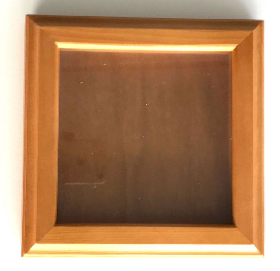 Diorama Wooden Frame - Pitch-Pine - 140 x 140 x 16mm