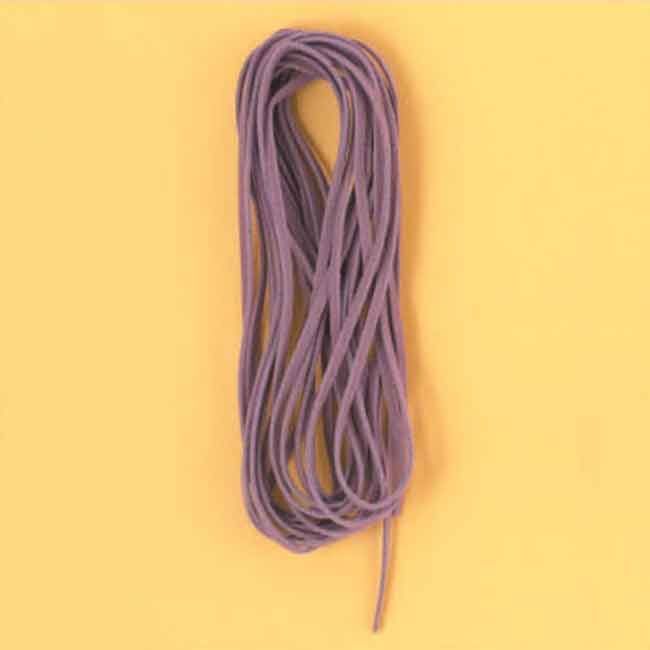 Leather-Like Cord - Square - Lilac