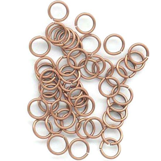 Single Split Ring - Hardened - Antique-Copper - 6mm