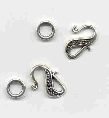 Clasps - 2 Sets - Silber