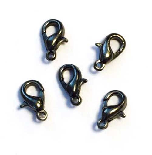 Lobster Clasp - 10mm - Antracite
