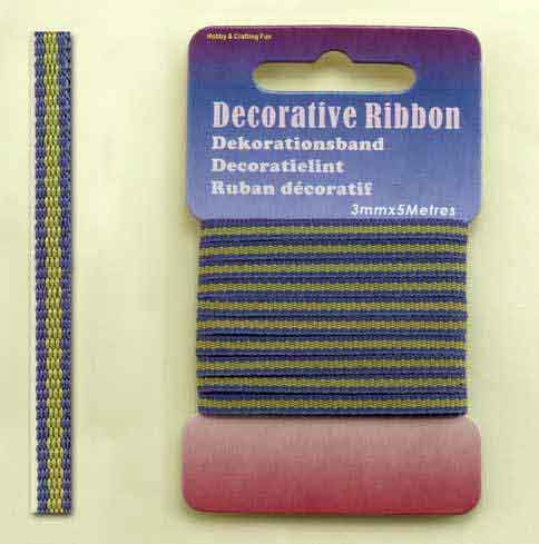 Decorative Ribbons - Multi Lime