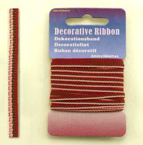 Decorative Ribbons - Candy Red