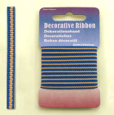 Decorative Ribbons - Multi Jeans