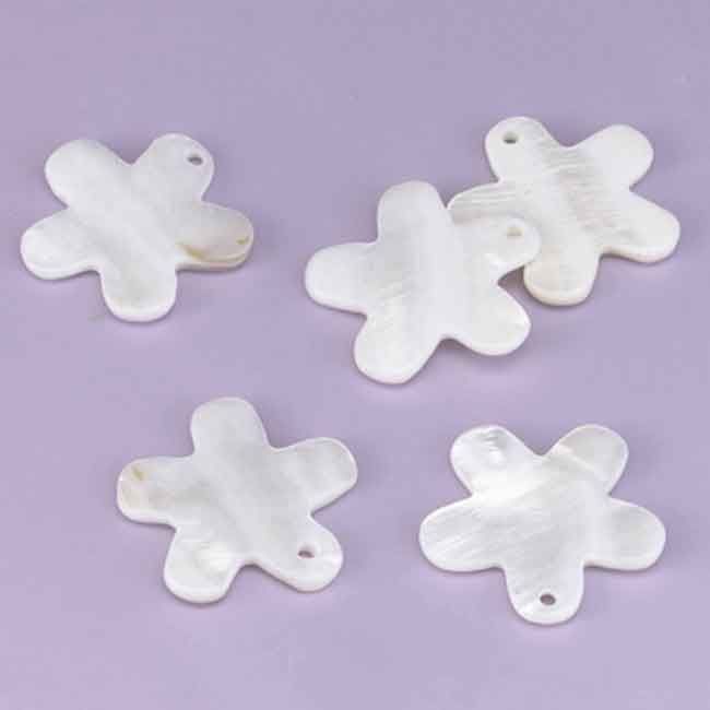 Flower - Mother-of-pearl Ornament Beads