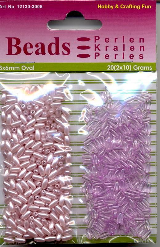 Oval Beads Pearl & Gloss Duo - Lilac
