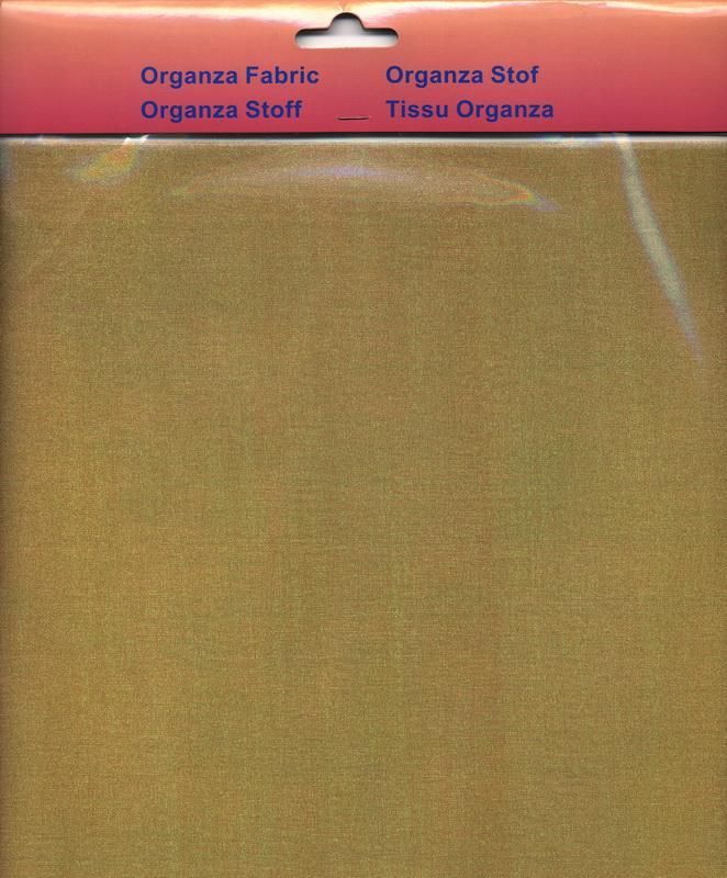 Organza Stoff - Grün - 32 x 96cm