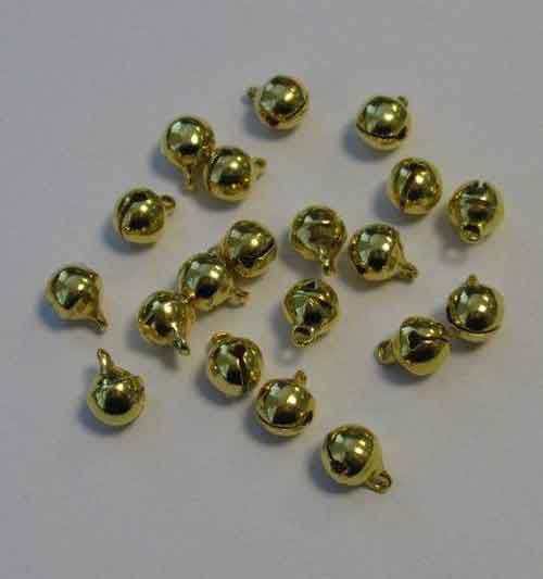 Jewelry Bells - Gold - 6mm