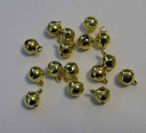 Jewelry Bells - Gold - 8mm