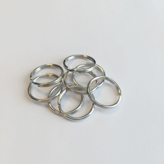 Key Rings - 20mm - Silver