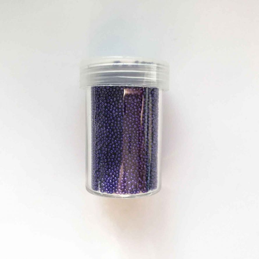 Caviar Beads - No Hole - 0,8-1mm - Purple