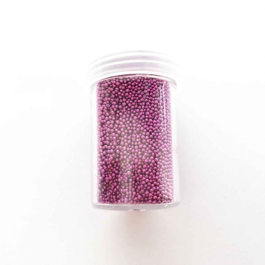 Caviar Perlen - Ohne Loch - 0,8-1mm - Lila