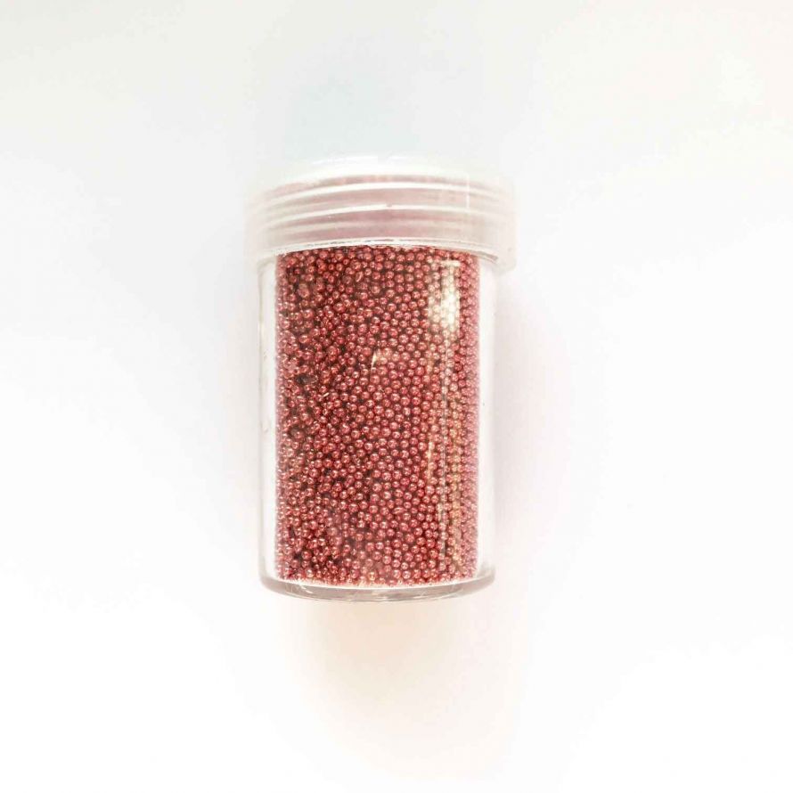 Caviar Beads - No Hole - 0,8-1mm - Coral