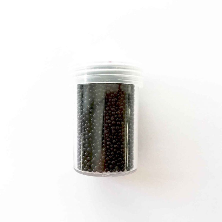 Caviar Beads - No Hole - 0,8-1mm - Black