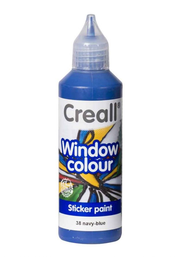 Glas Verf - CREALL-GLASS - Windowcolor - Marine Blauw