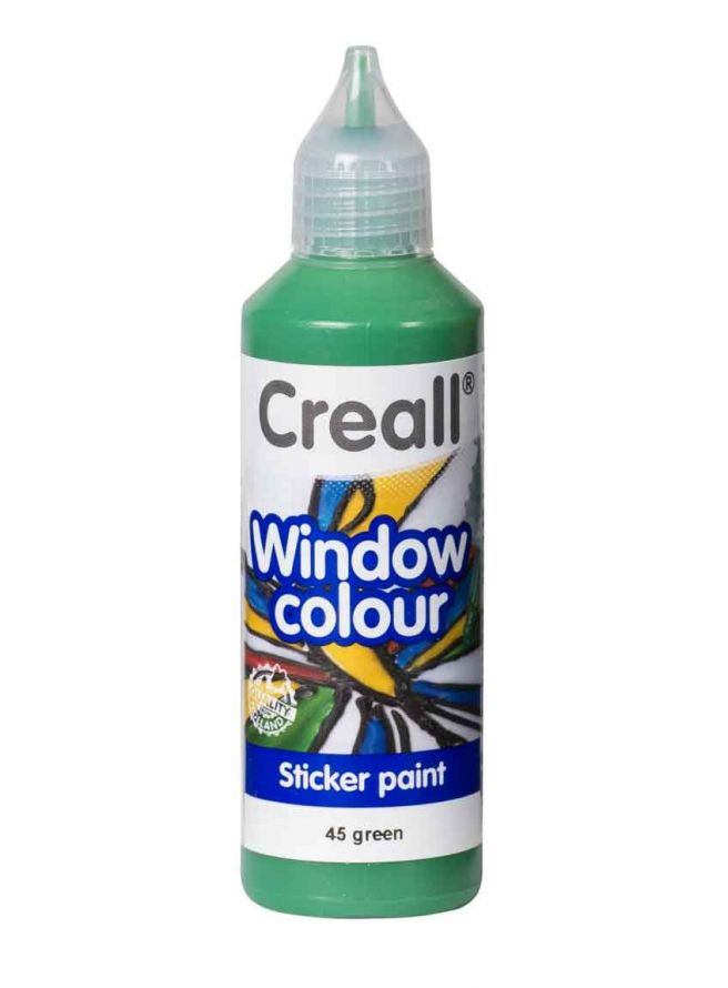 Window Colors - CREALL-GLASS - Sticker Paint - Green