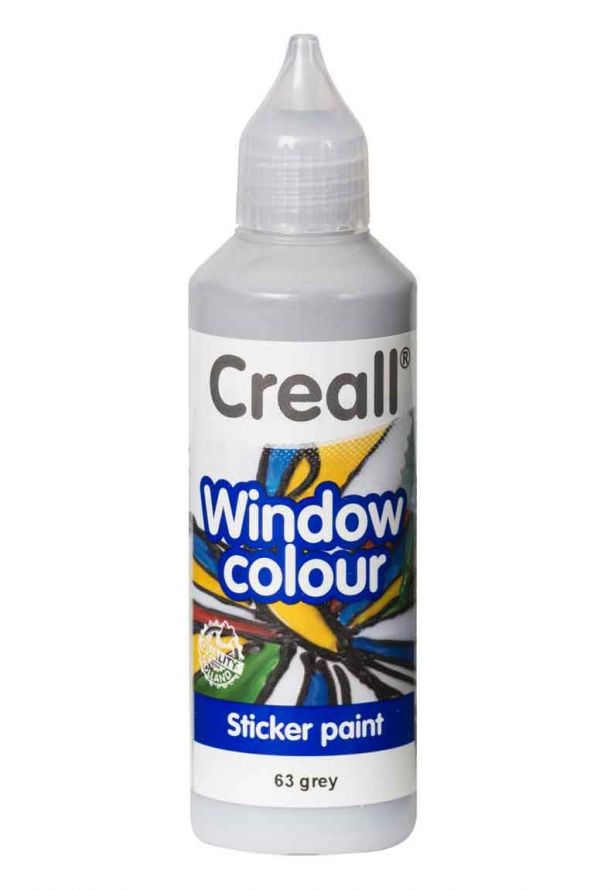 Glas Verf  - CREALL-GLASS - Windowcolor - Grijs
