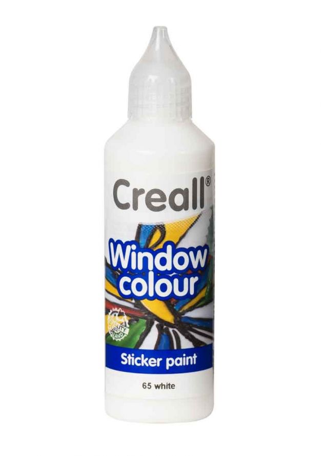 Window Colors - CREALL-GLASS - Sticker Paint - White