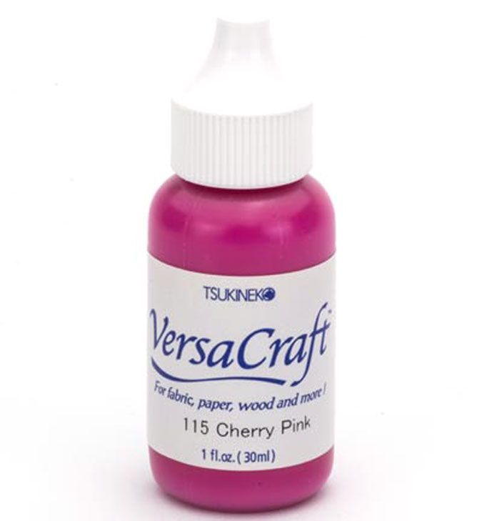 VersaCraft Inker - Navul Inkt - 30ml - Cherry Pink