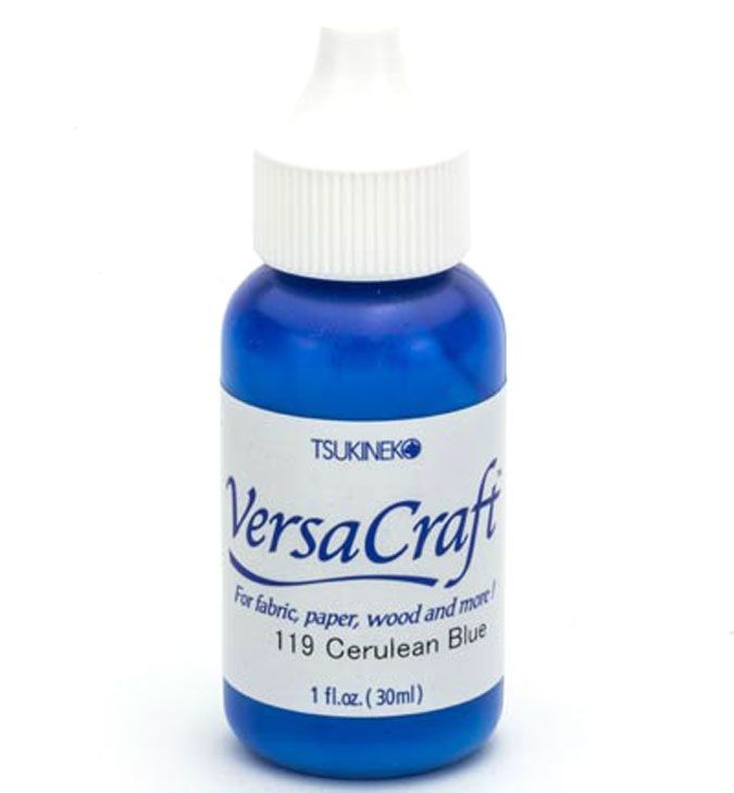 VersaCraft Inker - Navul Inkt - 30ml - Cerulean Blue