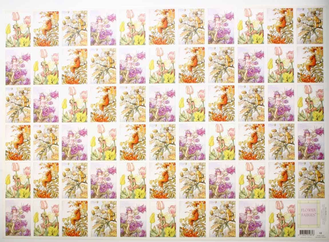 Flower Fairies- 3D Decoupage Sheet