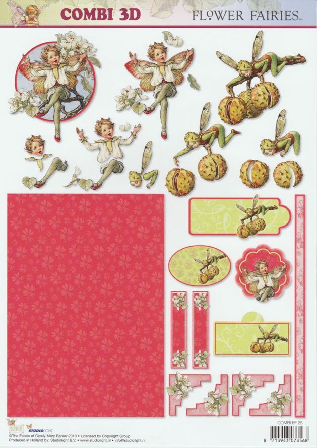 Flower Fairies COMBI - Step by Step Decoupage Sheet
