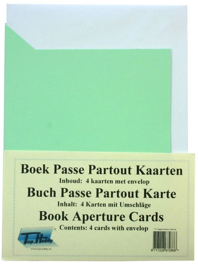 Livre Cartes Paquet - Vert clair