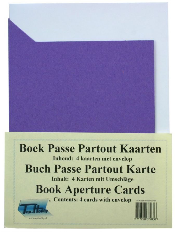 Buch Karten Packung - Violett