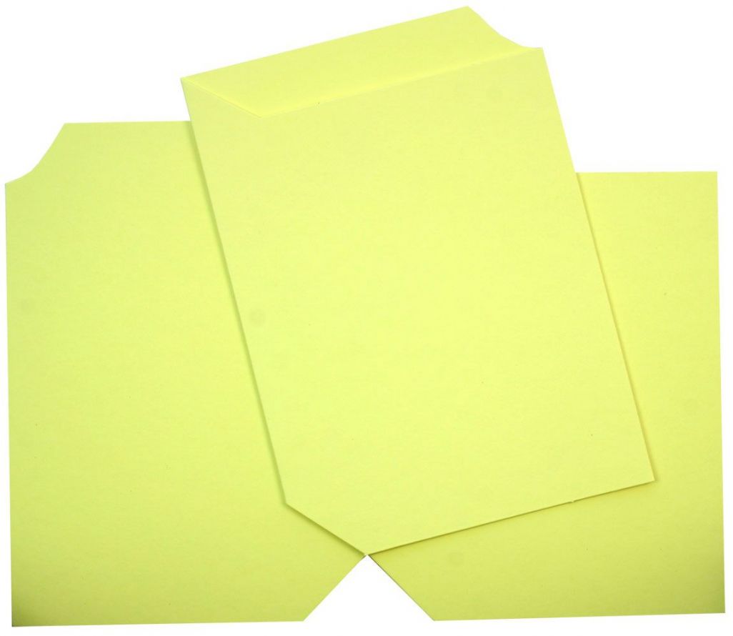 100 Book Passe Partout Cards - Light Yellow