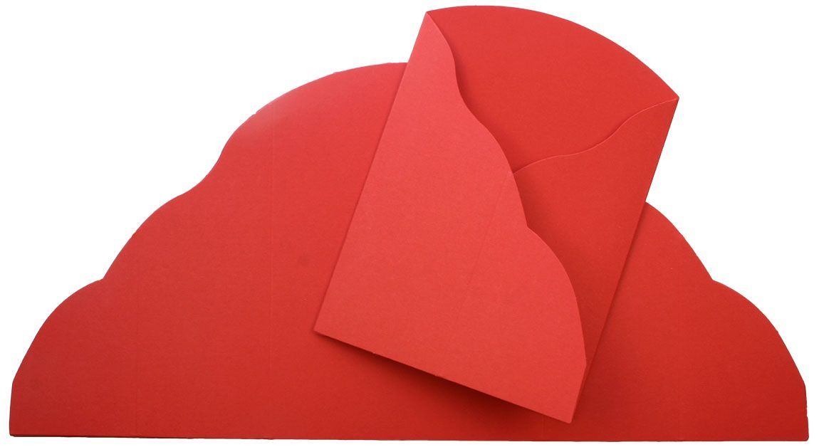 100 Cartes de Triptyque - Rouge