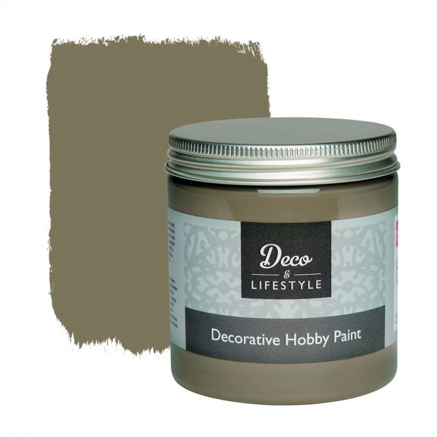 Decoratieve Hobby Verf - Deco&Lifestyle -  Clay Brown - 230ml