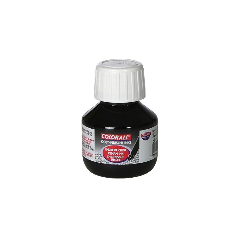 Colorall Indian Ink - 50ml - Black