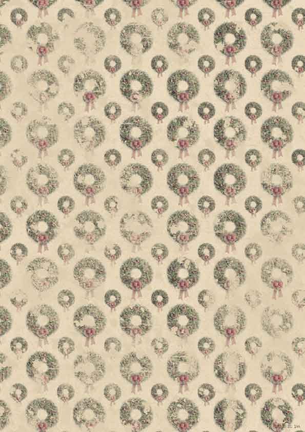 Christmas Vintage - Background Paper - Double Face A4