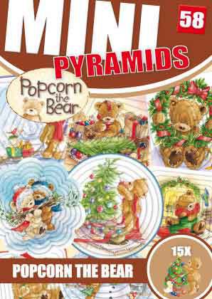 Piramide Mini Boekje - Popcorn the Bear Kerst - Stap voor Stap