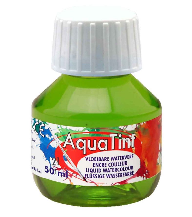 Aqua Tint - Wasserfarbe - Hellgrün - 50ml